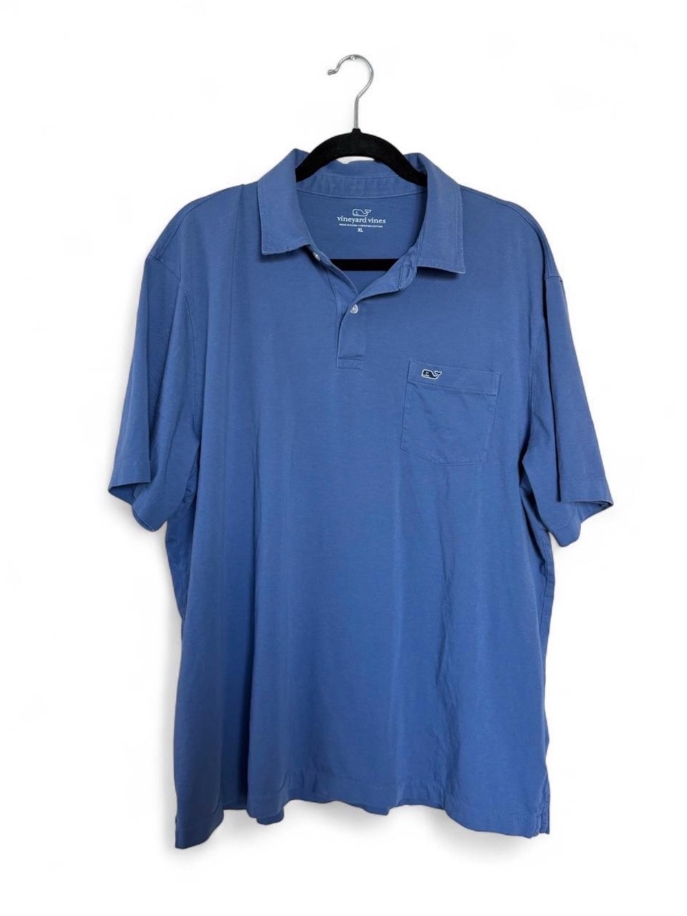 Vineyard Vines Men’s Pocket Polo in Slate Blue